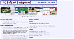 Desktop Screenshot of pcballpark.com
